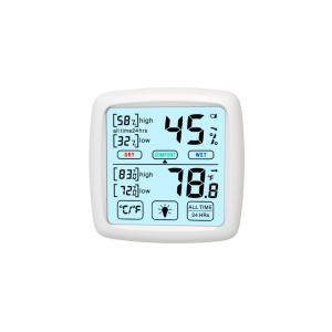 China Digital Wireless Hygrometer Indoor Outdoor Thermometer Manual Battery Holder supplier