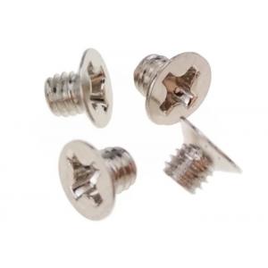 M1.2 Stainless Steel Screws Metal Flat Head Micro Screws For Electronics