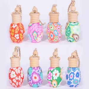 China 12-15ml polymer clay perfume bottle car accessories tourist crafts supplier