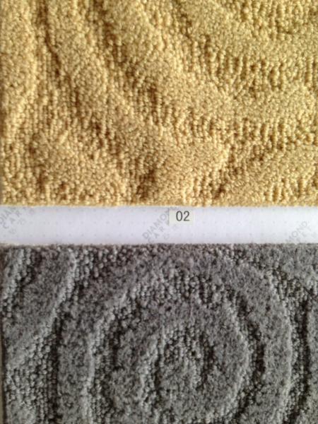 Chocolate Brown 10% Wool 90% Nylon Loop PileCarpet With 3.66m / 4m Width