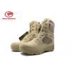 Suede Leather Waterproof Hunting Boots , Knee High Lace Up Mens Camouflage
