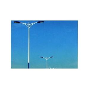 Galvanized Steel Light Poles For Street Lighting Highmast Fiberglass