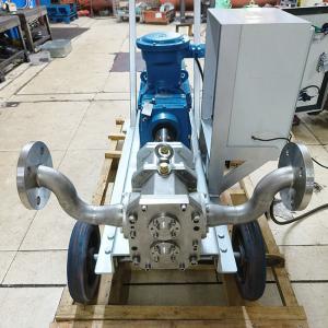 Compact And Powerful Hand Cart Rotary ATEX Lobe Pump For Oil