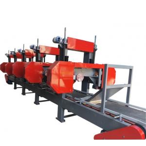 China Multi Heads Industrial Sawmill Equipment Horizontal Wood Cutting Band Saw For Wood supplier