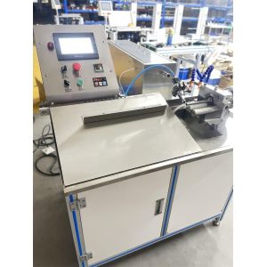 China 60 MM Plastic PVC Single Loop Spiral Wire Coil Making Forming Machine Equipment For Notebook Binding supplier