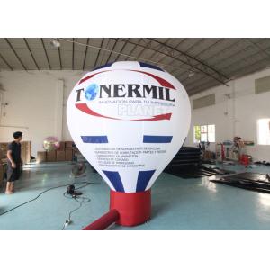 Roof Advertising Giant Model Hot Air Balloon Shape Inflatable Ground Balloons For Promotional Advertising