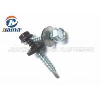 China Zinc Plated Color Painted Head Self Drilling Screws and EPDM Washer on sale