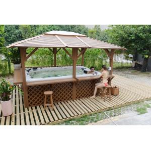 5.2 Meters Endless Swimming Pool Outdoor Swim Spa Hot Tub With 4 Seats