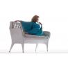 Replica Showtime Poltrona Chair Fiberglass Arm Chair Furniture , Blue White