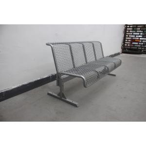 China Street Park Outdoor Metal Benches Furniture With Back free standing supplier