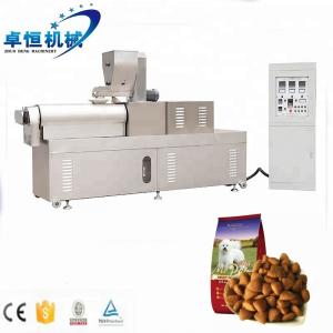 Gearbox Industrial Twin Screw Automatic Fish Floating Feed Extruder Machine Manufacturing Plant