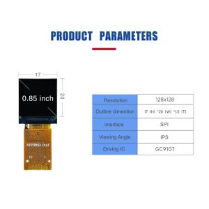 China Small-Sized 0.42 0.85 0.96 Inch TFT LCD Module with SPI Interface and Touch Screen Display wholesale