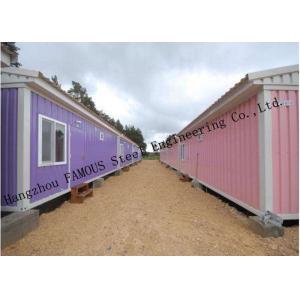 Modified Shipping Container House Prefab Mobile Homes With Insulation Panels Easy Installation