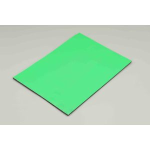 China Panneau composite en aluminium Pvdf vert pomme 1,22M  Finition miroir Tôle de couleur Acp pour murs-rideaux supplier