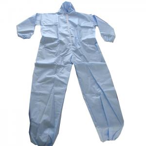 China Liquid Blocking Disposable Isolation Clothing Disposable Chemical Suit Lightweight Design supplier