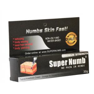 OEM ODM Super Numb Tattoo Cream 30g Painless Tattoo Numbing Cream