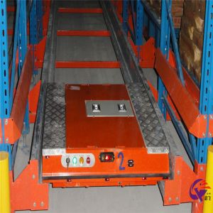 China Transbordador de radio personalizable Sistema automatizado de estanterías de paletas Almacenamiento wholesale