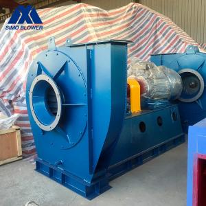 ISO9001 Industrial High Pressure Centrifugal Fan Flue Gas Blower For Metal Industries