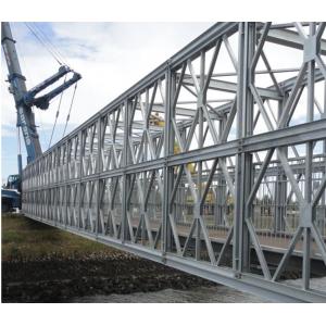 Structure Modular Steel Truss Suspension Bridge Footbridge Anti Rust
