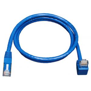 China Down Angle Lan Network Cable Gigabit Molded Patch Cord For Print Server supplier
