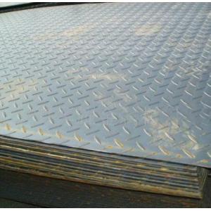 China Galvanized / galvalume ASTM A36, Q235B, Q345B Hot Rolled Checkered Steel Plate / Coils supplier