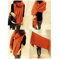 China Women's Men Lady Large Warmer Long Cape Cashmere Wool Shawl Wrap scarf Scaf on sale