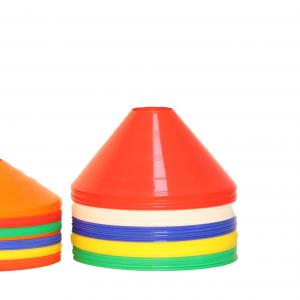 China Training Soccer Ball Field Marker Cones 50 Pack Agility Disc Cones Customized Logo supplier