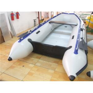 Pvc Tarpaulin 12 Foot Inflatable Boat , Rigid Inflatable Dinghy For Adult