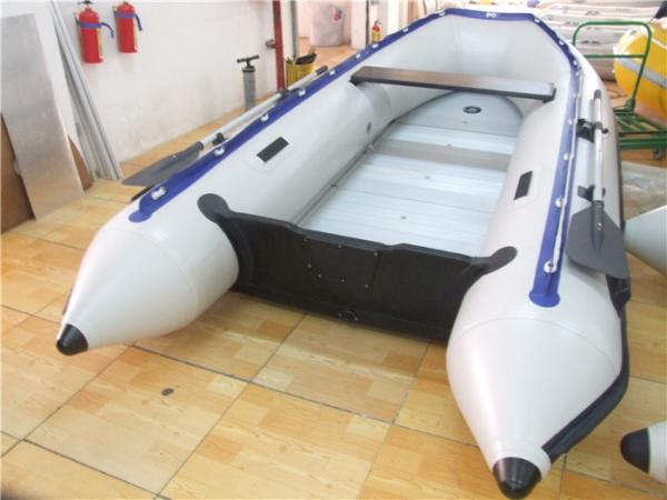 Pvc Tarpaulin 12 Foot Inflatable Boat , Rigid Inflatable Dinghy For Adult