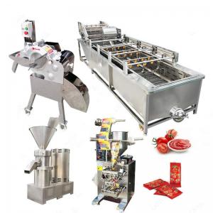 18.5Kw Tomato Sauce Production Line Fully Automatic Adjustable Speed