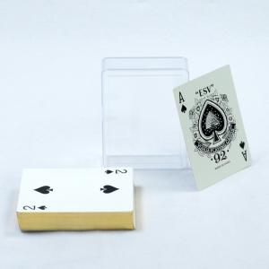 Custom Printed Playing Cards Original Wholesale Glitter Gold Edge Playing Card With Box Classic Casino Game Cards