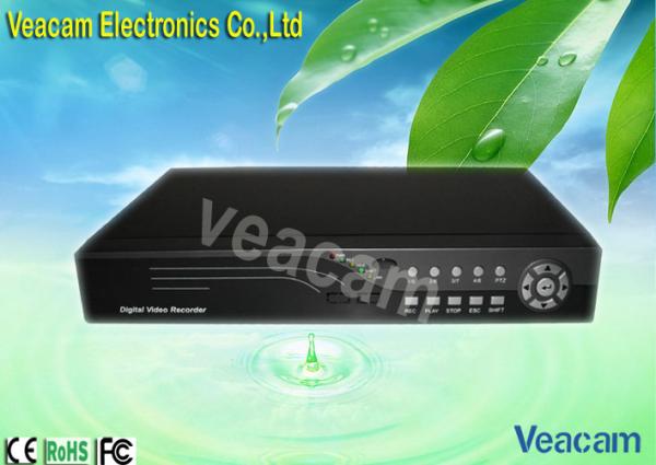 4CH H.264 Dvr Support USB Mouse With VGA Output, Dual Coding Stream Stand - alone DVR