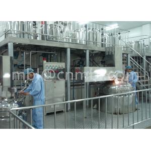 PLC Control Liquid Detergent Production Line , Detergent Soap Making Machine