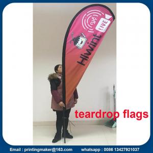 Custom Teardrop Flag Banner Printing
