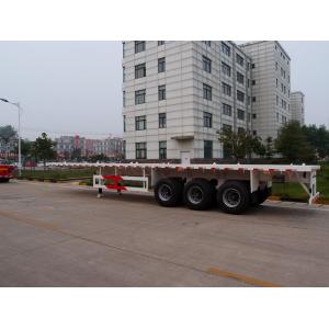TITAN VEHICLEflatbed container 40 feet 3 axles semi trailer for sale