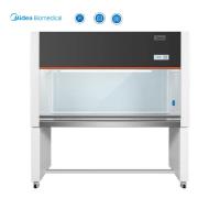 China Midea Biomedical Vertical Clean Air Laminar Flow Cabinet Two Person Class 100 Clean Bench on sale