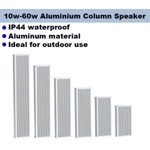China 10W Waterproof Aluminum Column Speaker 6.5" PA Speaker IP44 wholesale