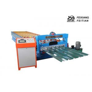 China Dast Speed Sheet Metal Roll Forming Machines 50HZ For Roof / Wall / Workshop supplier
