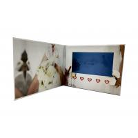 China DIY Video Invitation Card Wedding Luxury With Lcd Screen 7 Inch IPS Video Book on sale