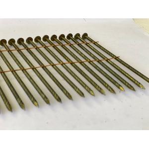 Length 25mm-130mm Wire Weld Coil Nails Roofing 15 Degree Coil Framing Nails