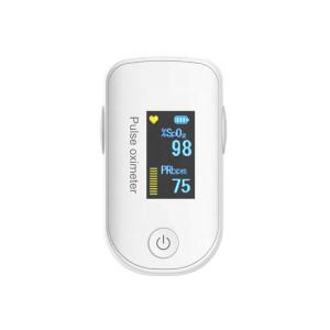 Color Digital Portable Finger Pulse Oximeter Devices OLED Screen Display