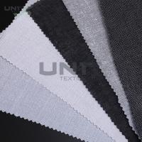 China Plain Textile Curtain Woven Interlining Resin Interlining Fabric on sale