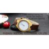China wholesale Pu watch wooden watches alloy case quartz watch fashion watch concise style pu strap wholesale