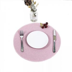 Create a Luxurious Dining Experience with Custom Color PVC Woven Placemats Set