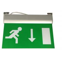 China 220V Maintained Aluminum Exit Sign LED Emergency Lighting Fire Exit Signs on sale