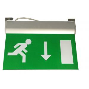 220V Maintained Aluminum Exit Sign LED Emergency Lighting Fire Exit Signs