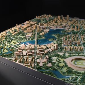 China Miniature City Master Plan Model Aecom 1:1000 Quzhou High Speed Railway Station supplier