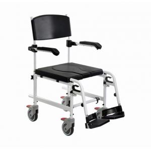 Stainless Commode Chair With Wheels OEM Portable Toilet For Elderly
