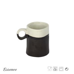 Japan Style Custom Stoneware Mugs / Coffee Cups 10 OZ Freedom Shape Eco Friendly