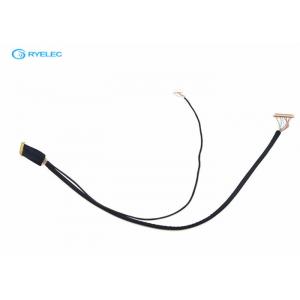 8 Pin Electronic LCD LVDS Cable , DF13 / IPEX LVDS Monitor Cable With Shrink Tube